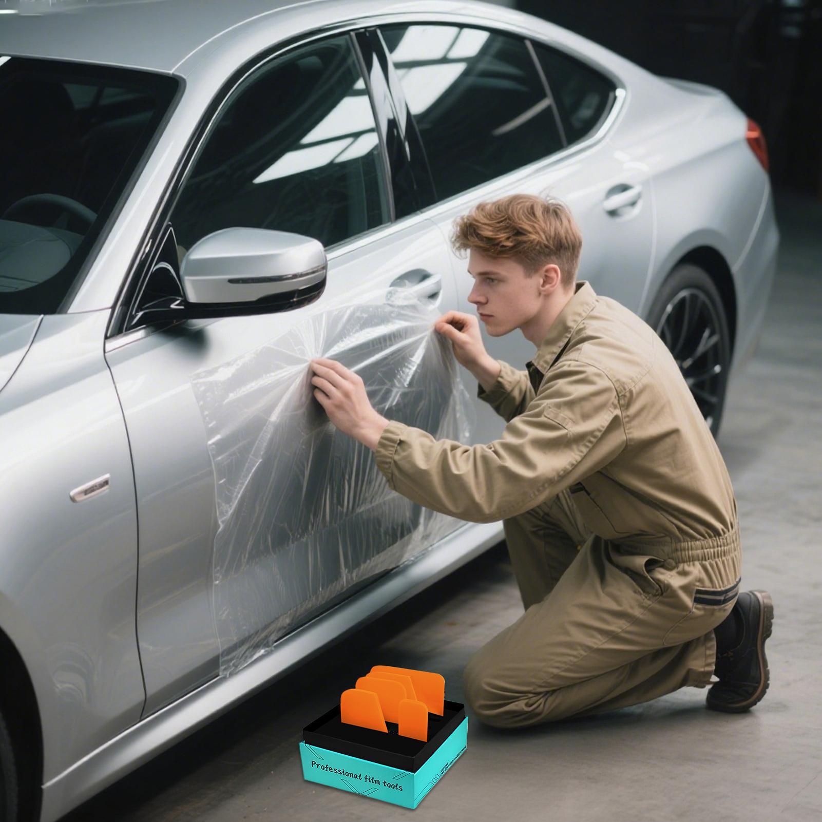 Home Bathroom Window Tint - ウィンドウフィルムスキージ ガラス着色スクレーパー 5個入り 多目的着色スキージ 車 トラック