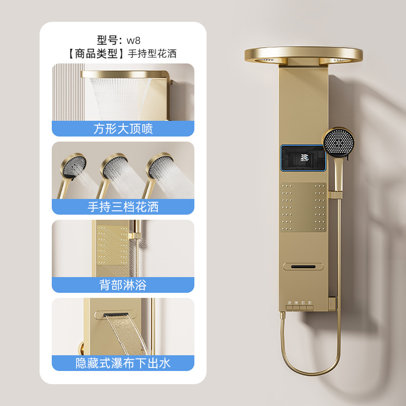 スペースグレーのスマートデジタルディスプレイ付き背面取り付け - Home Bathroom Set のレビューと価格