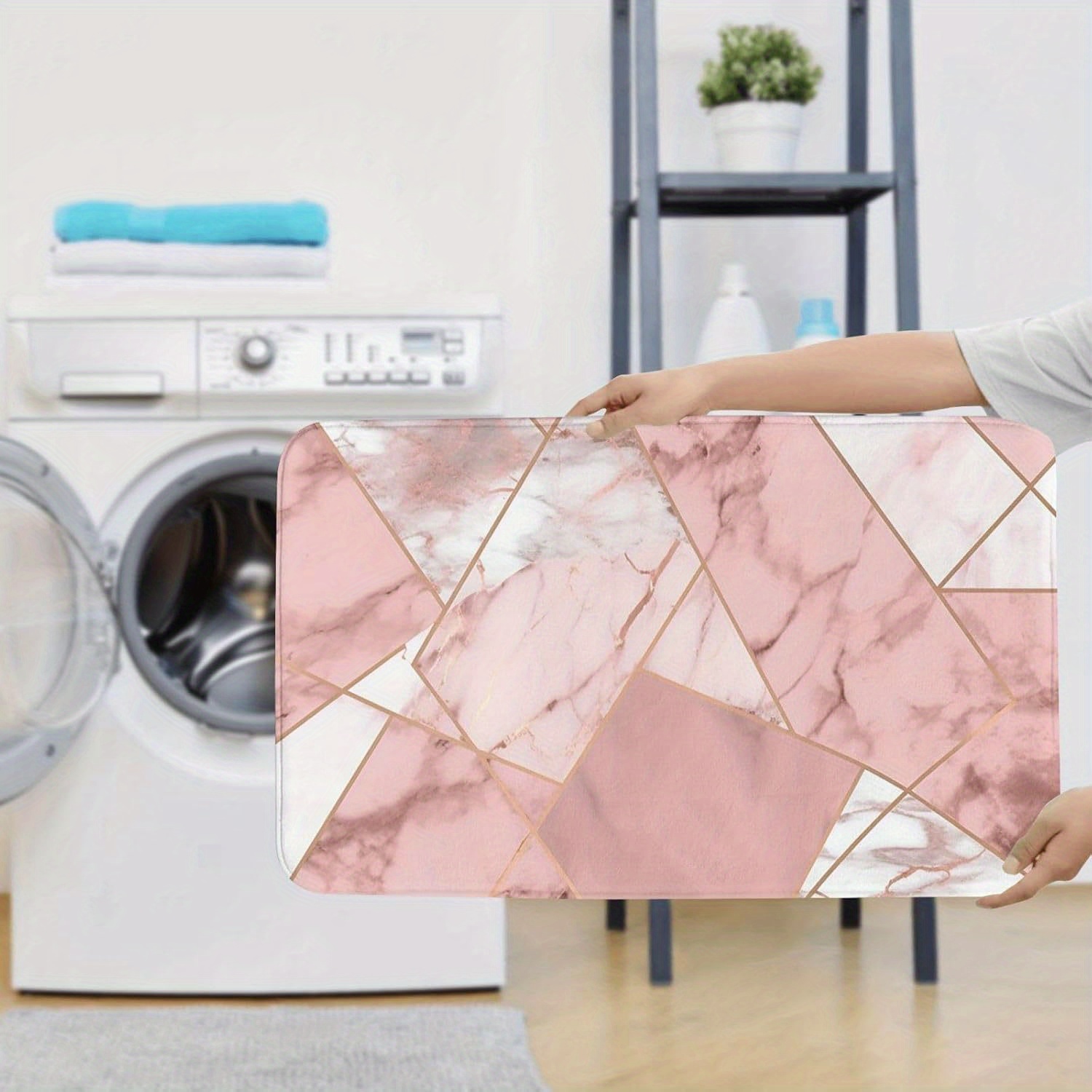 高級大理石バスマットセット、ラグ、スリッパ、マット付き、家の - Home Made Bathroom Vanity のレビューと価格