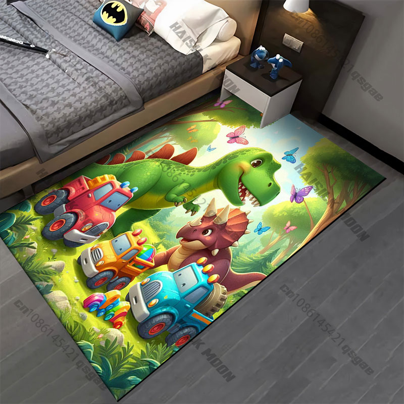恐竜、トラック、自然、遊び心のあるシーン、カーペット、ヨガ、 - Home Bathroom Scene のレビューと価格