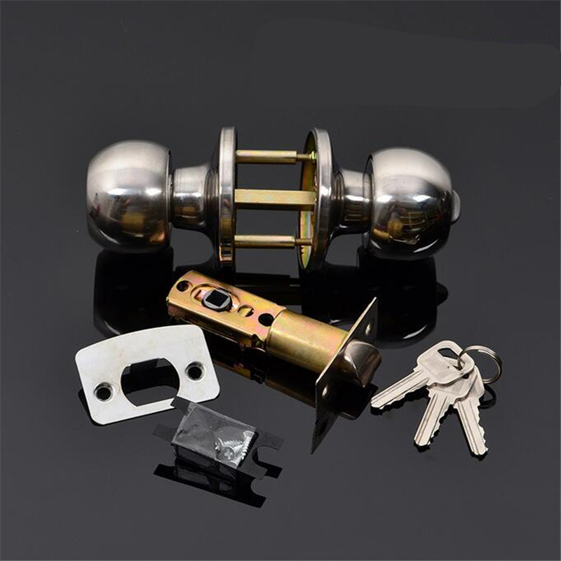 ラウンドボールプライバシードアノブ浴室ハンドルロックキー付き - Home Hardware Bathroom Accessories のレビューと価格