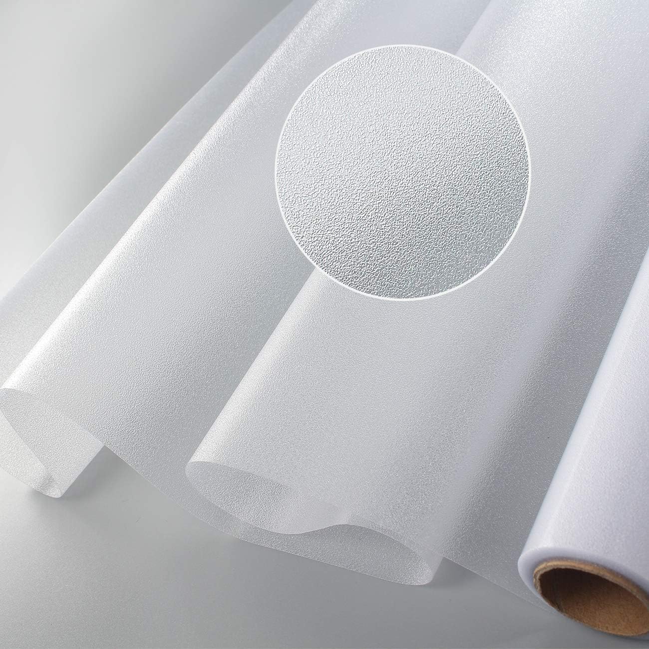 プライバシーウィンドウフィルム フロスト加工 静電気吸着式  - Home Bathroom Window Tint のレビューと価格