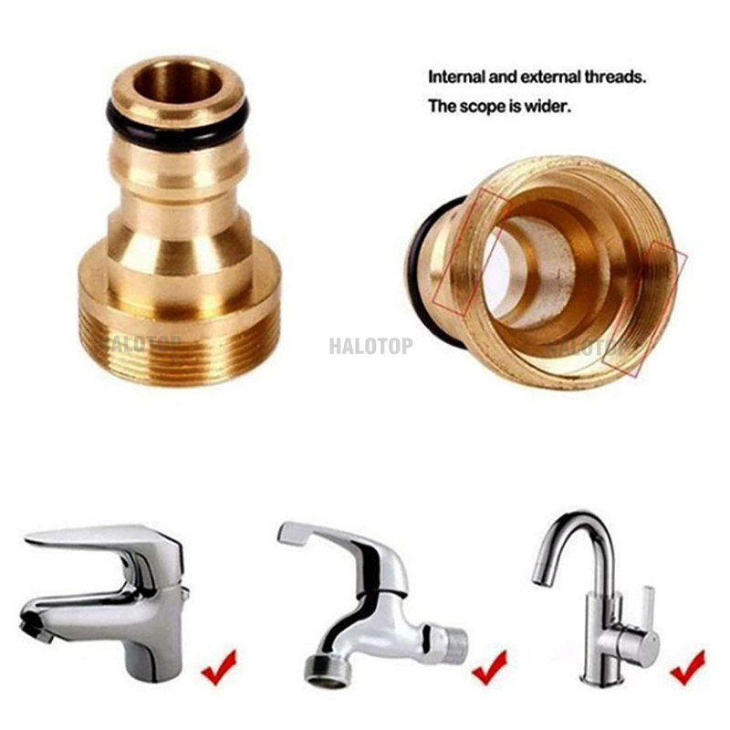 ユニバーサル真ちゅう製タップキッチンアダプター,蛇口コネクタ - Basin Mixer Tap のレビューと価格