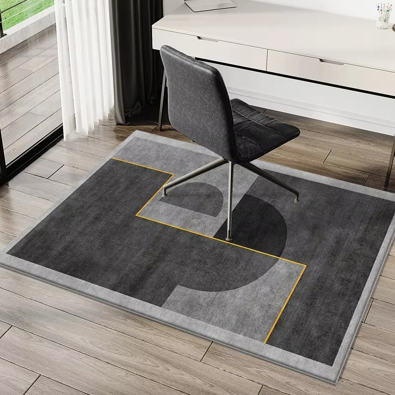 VIKAMA モダンな幾何学模様の椅子フロアマットオフィスコ - Home Bathroom Rugs のレビューと価格