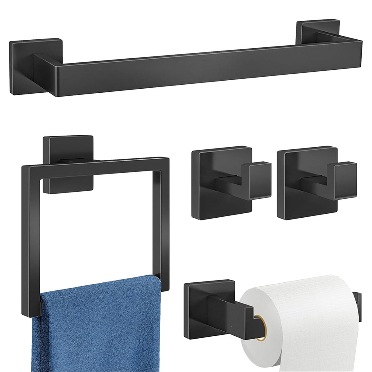 ホームツール 5個入り バスルームハードウェアアクセサリーセ - Home Hardware Bathroom Accessories のレビューと価格