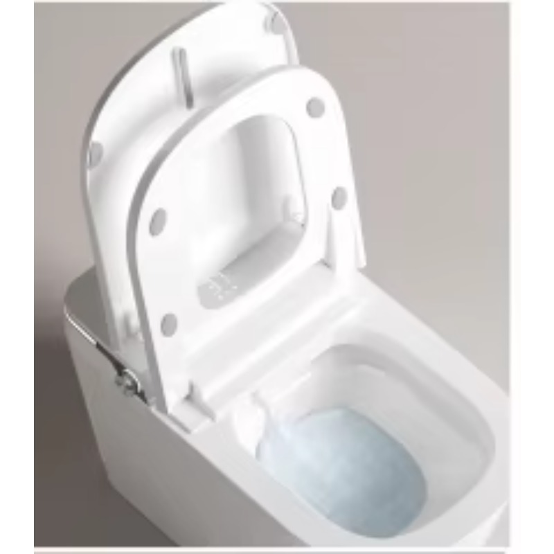 ホワイトスマートトイレ、スクエアボウル、床置き型、ヒーター付 - Home For Bathroom のレビューと価格