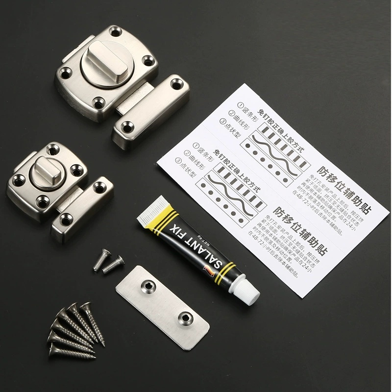 ホームセキュリティラッチ両面キャビネットボルトゲートツイスト - Home Hardware Bathroom Accessories のレビューと価格