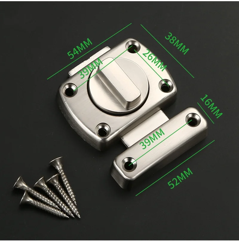 ホームセキュリティラッチ両面キャビネットボルトゲートツイスト - Home Hardware Bathroom Accessories のレビューと価格