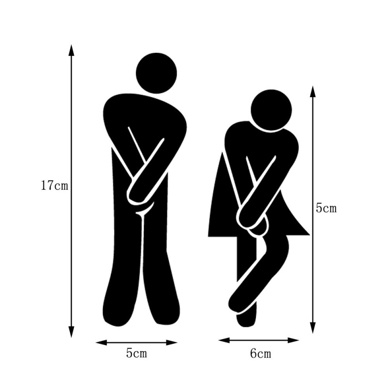 男性と女性のためのステンレス鋼のドアの看板,壁の装飾用品,ト - Home Bathroom Door Signs のレビューと価格