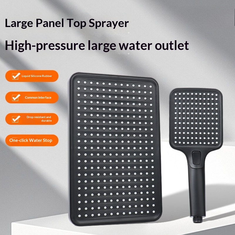 ターボ高圧ハンドヘルドシャワーヘッドセット、多機能スプレーガ - Home Bathroom Set のレビューと価格