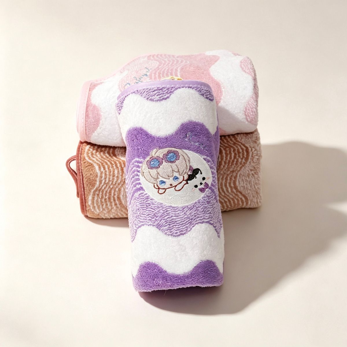 アニメ「ラブアンドディープスペース」コーラルフリースハンドタ - Home Bathroom Set のレビューと価格
