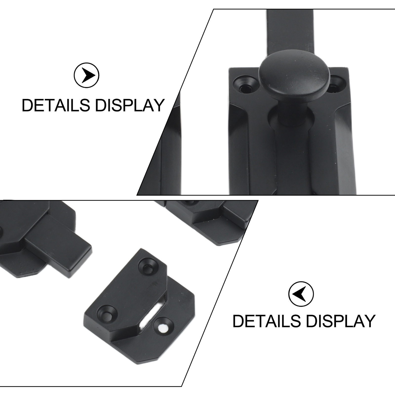 2 個ガレージキャビネットスライドボルトロック黒セキュリティ - Home Hardware Bathroom Accessories のレビューと価格