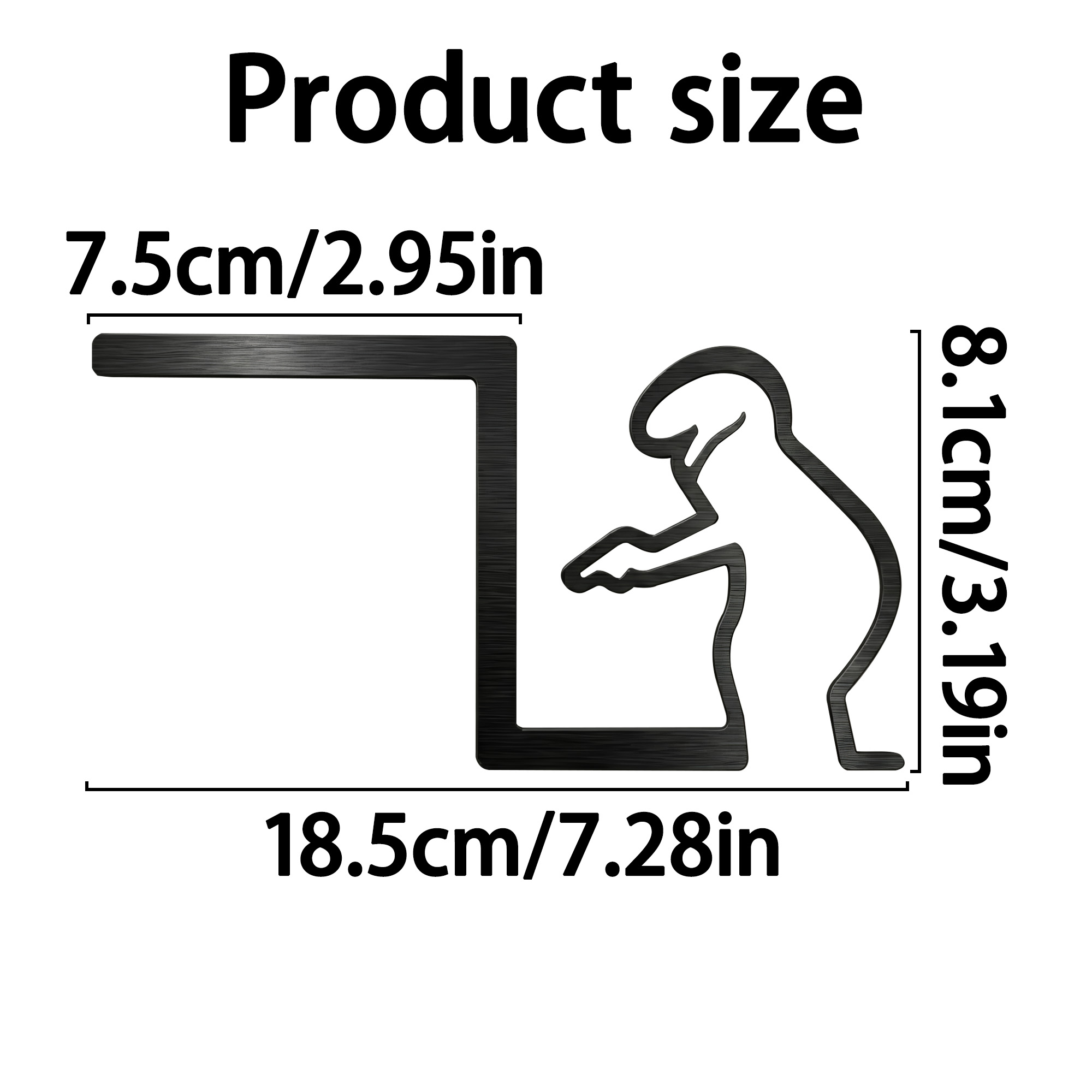 ステンレス鋼面白いバスルームサイン浴槽ドアステッカーブラック - Home Bathroom Door Signs のレビューと価格
