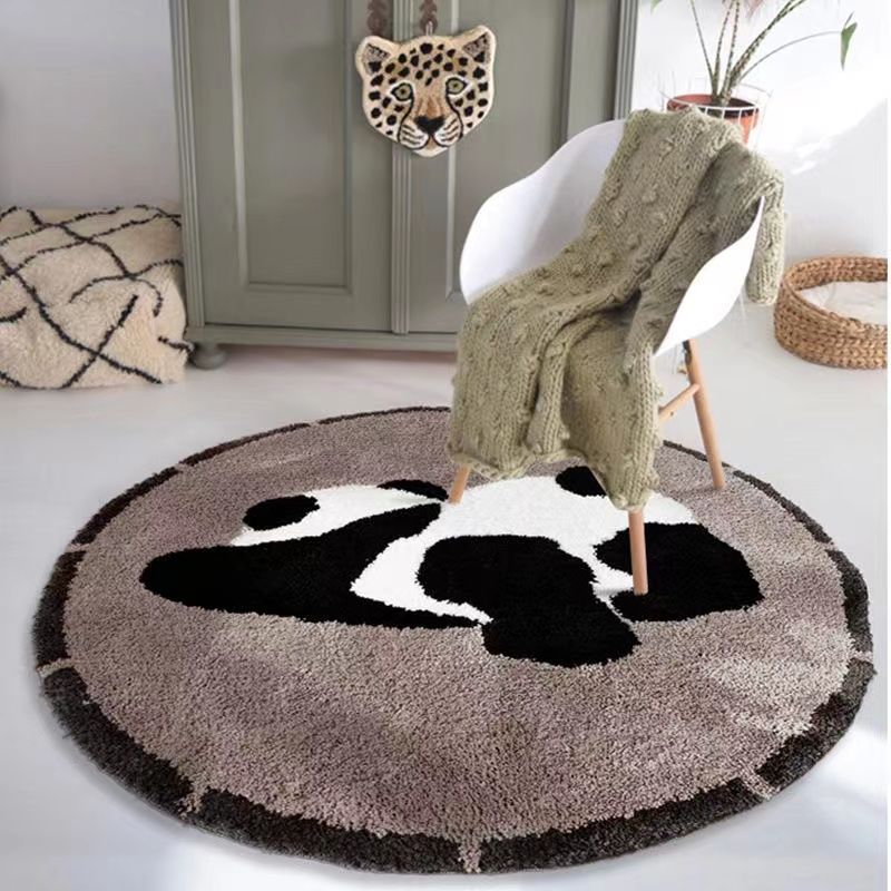 VIKAMA フランネル漫画ラウンドカーペットベッドサイドラ - Home Made Bathroom Vanity のレビューと価格