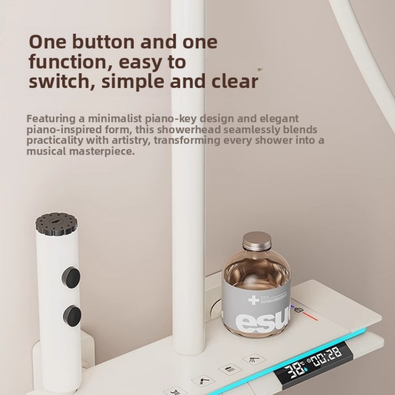 サーモスタットシャワーセット家庭用バスルームピアノキーレイン - Home Bathroom Set のレビューと価格