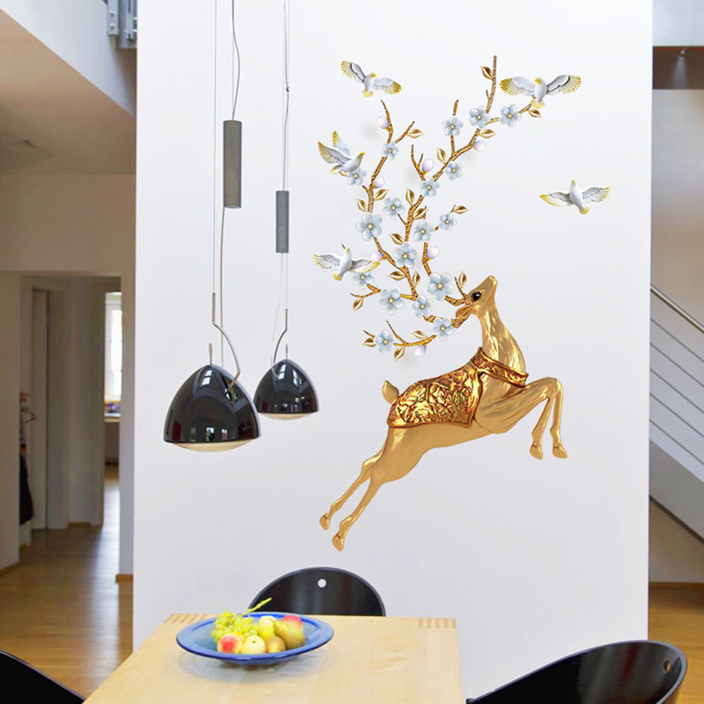 ウォールステッカー 鹿のデカール ホームデコレーション 動物 - Home Bathroom Door Signs のレビューと価格