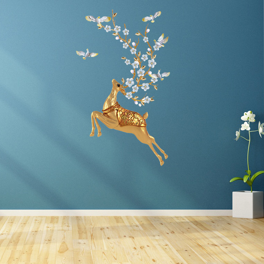 ウォールステッカー 鹿のデカール ホームデコレーション 動物 - Home Bathroom Door Signs のレビューと価格