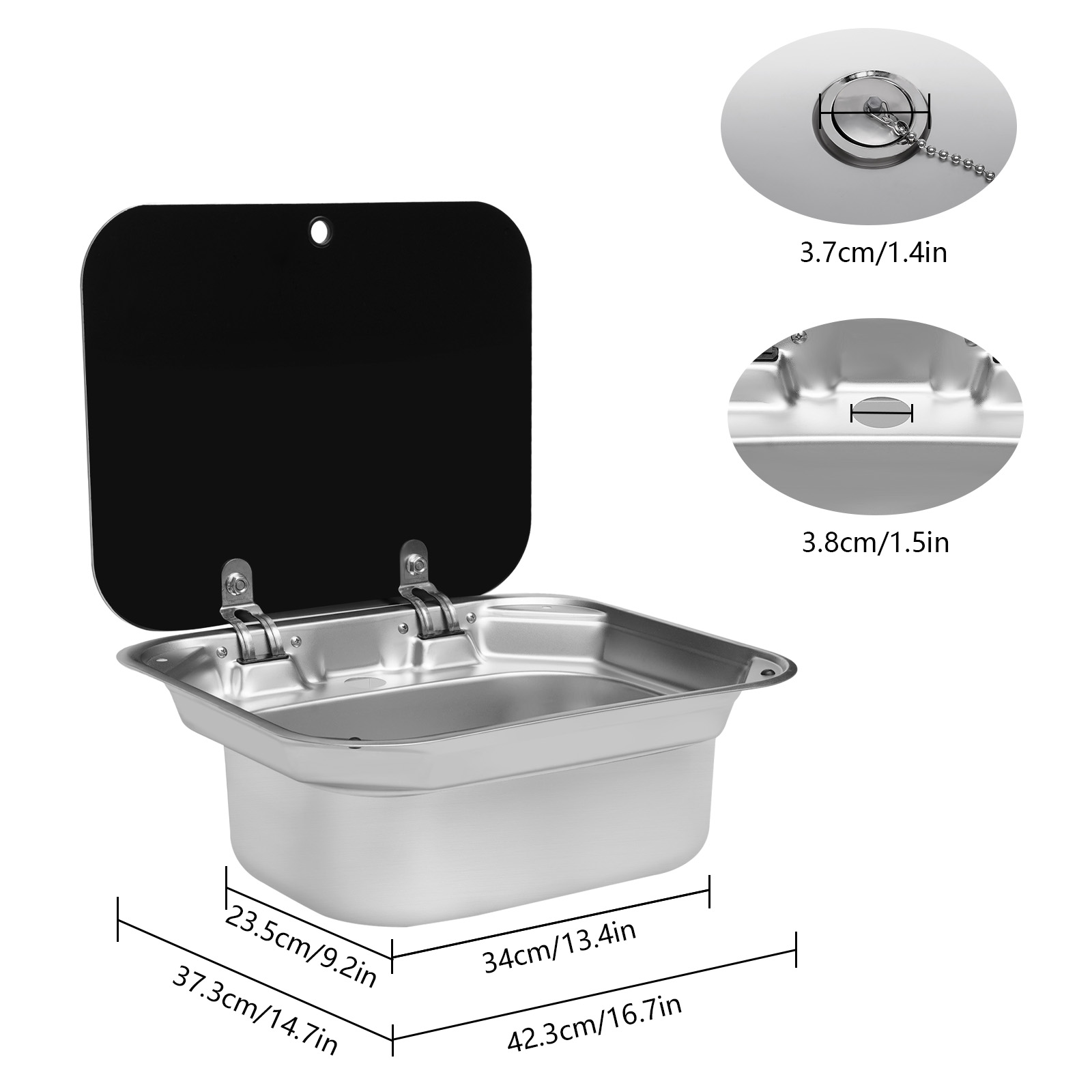 RVシンクコンボキット（蛇口＆排水ホース付き）、キャンピング - Basin Mixer Tap のレビューと価格