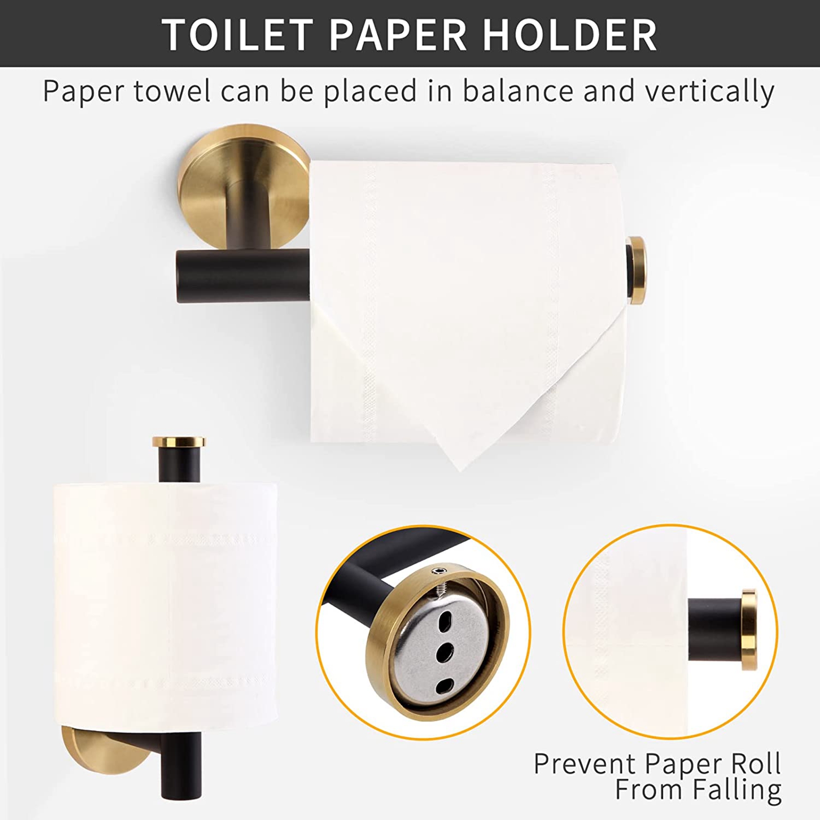ステンレス鋼のバスルームハードウェアセットトイレットペーパー - Home Hardware Bathroom Accessories のレビューと価格