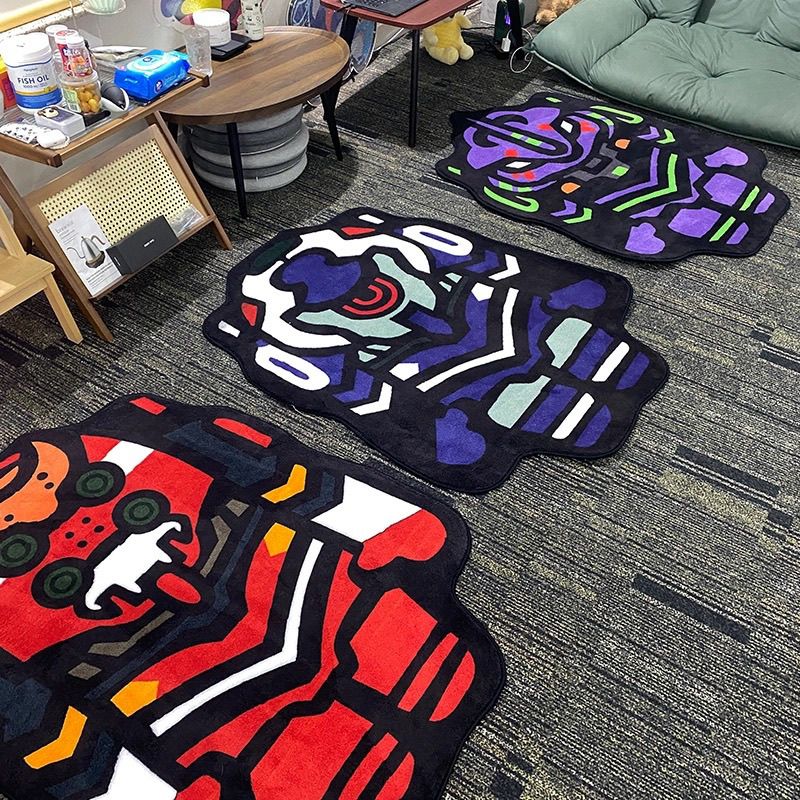 新世紀エヴァンゲリオンデザイナーぬいぐるみラグソフトドアマッ - Home Bathroom Rugs のレビューと価格